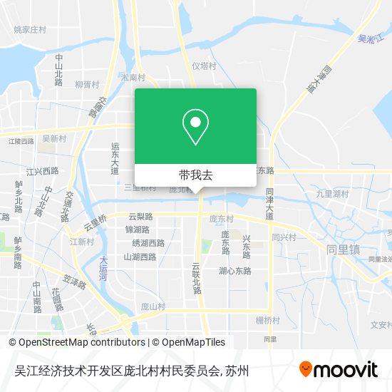 吴江经济技术开发区庞北村村民委员会地图