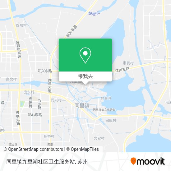 同里镇九里湖社区卫生服务站地图