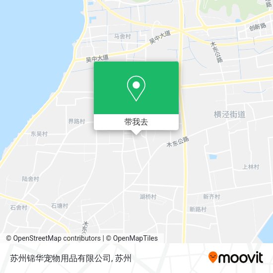 苏州锦华宠物用品有限公司地图