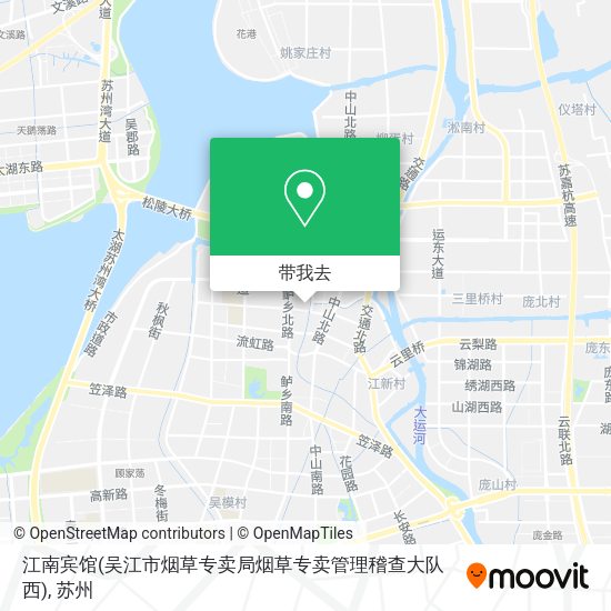 江南宾馆(吴江市烟草专卖局烟草专卖管理稽查大队西)地图