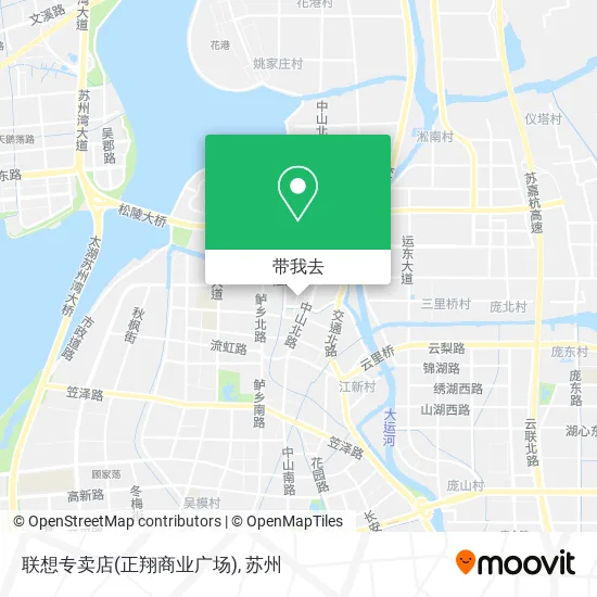 联想专卖店(正翔商业广场)地图
