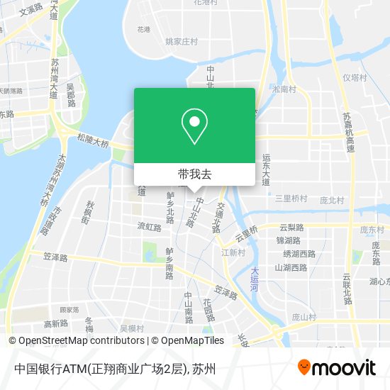 中国银行ATM(正翔商业广场2层)地图