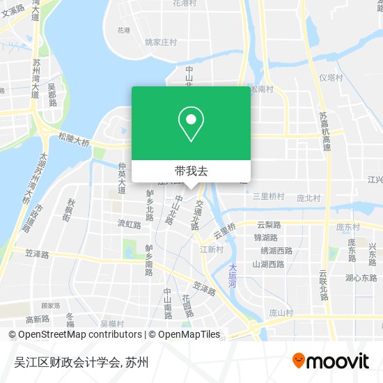 吴江区财政会计学会地图