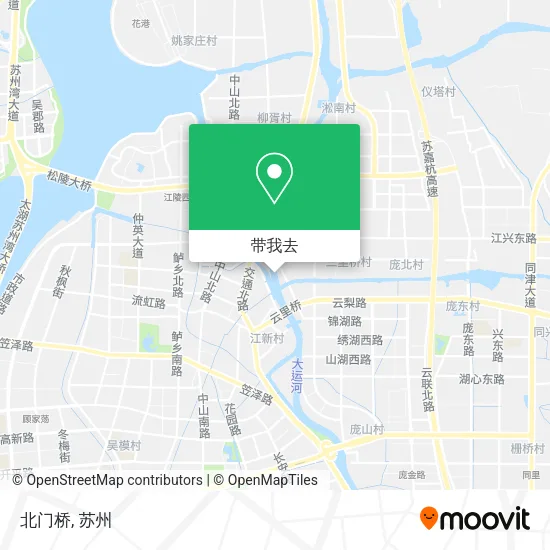 北门桥地图