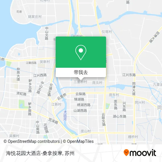 海悦花园大酒店-桑拿按摩地图