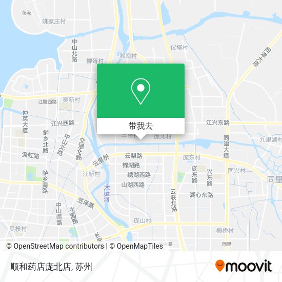 顺和药店庞北店地图