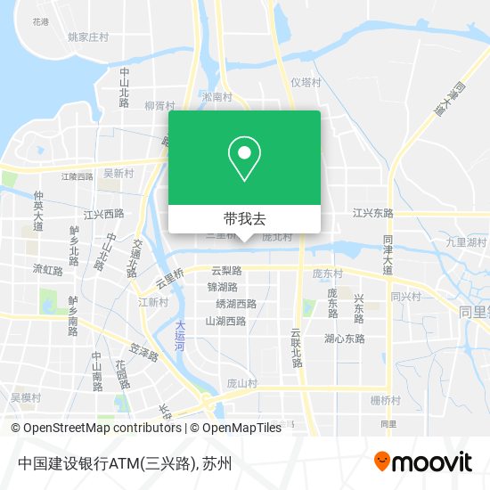 中国建设银行ATM(三兴路)地图