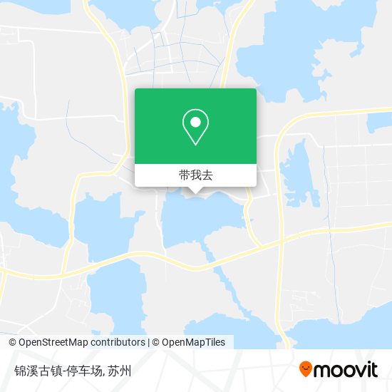 锦溪古镇-停车场地图