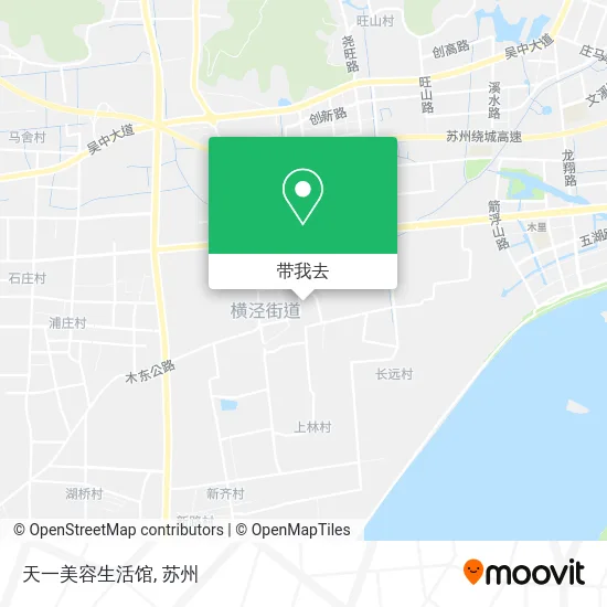 天一美容生活馆地图