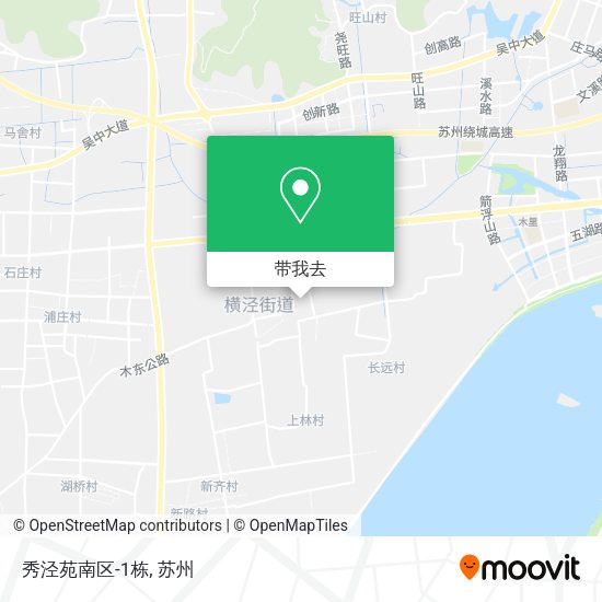 秀泾苑南区-1栋地图