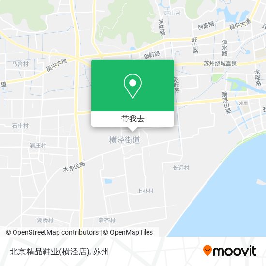 北京精品鞋业(横泾店)地图