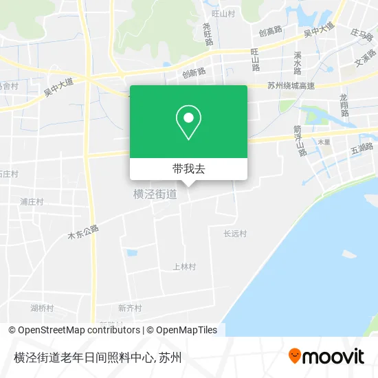 横泾街道老年日间照料中心地图