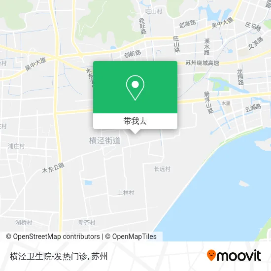 横泾卫生院-发热门诊地图