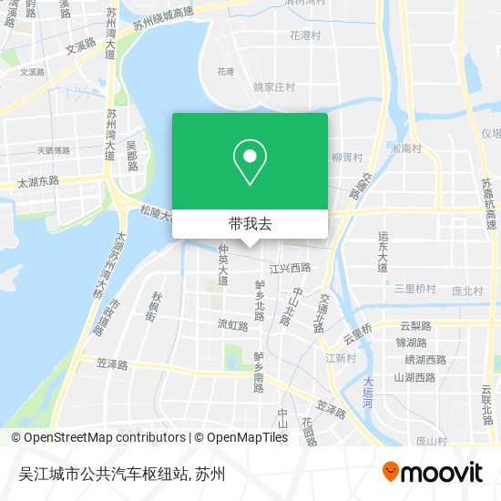 吴江城市公共汽车枢纽站地图