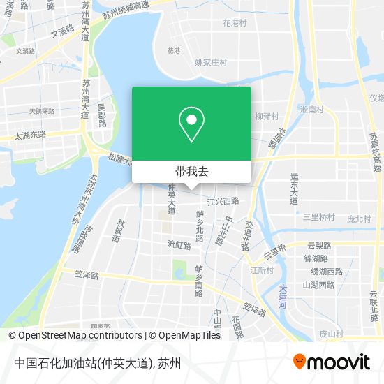 中国石化加油站(仲英大道)地图