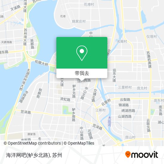 海洋网吧(鲈乡北路)地图