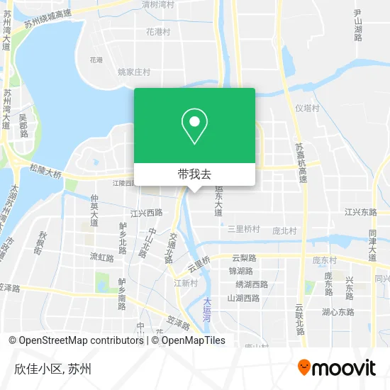 欣佳小区地图