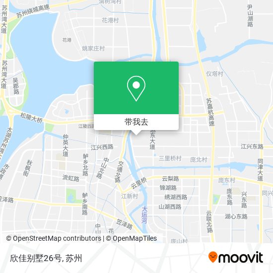 欣佳别墅26号地图