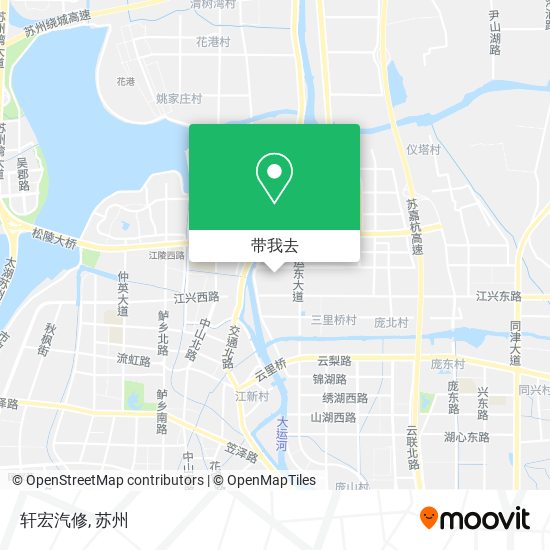 轩宏汽修地图