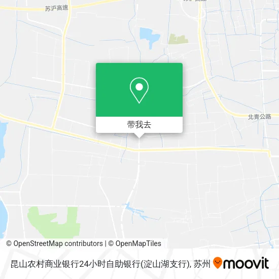 昆山农村商业银行24小时自助银行(淀山湖支行)地图