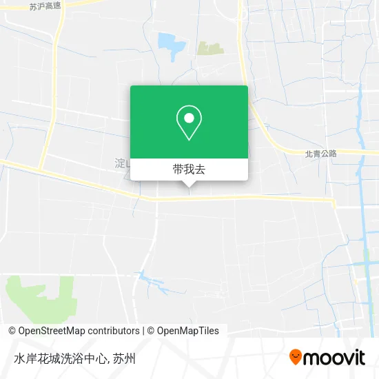 水岸花城洗浴中心地图