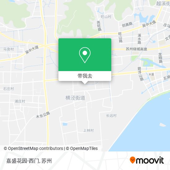 嘉盛花园-西门地图