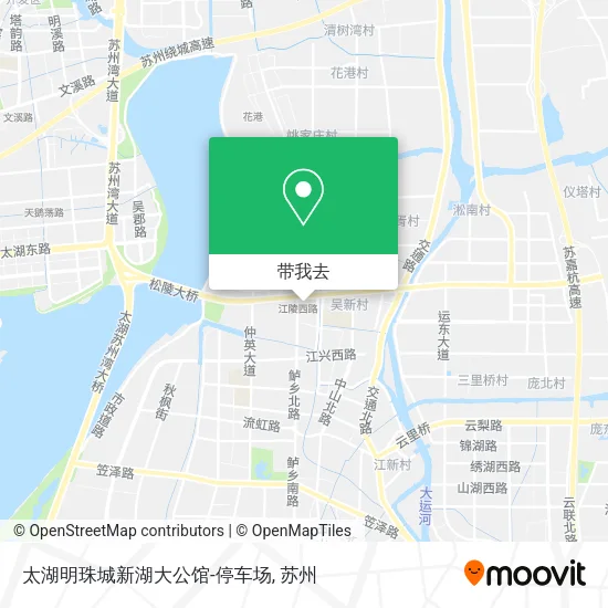 太湖明珠城新湖大公馆-停车场地图