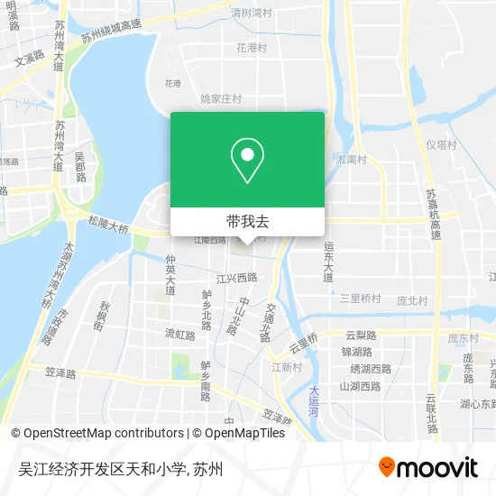 吴江经济开发区天和小学地图