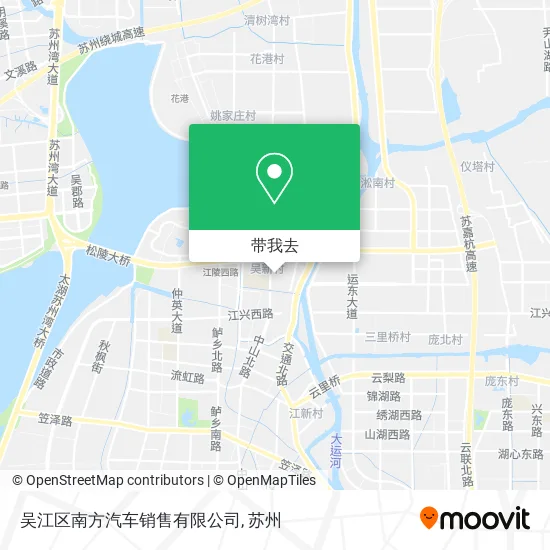 吴江区南方汽车销售有限公司地图