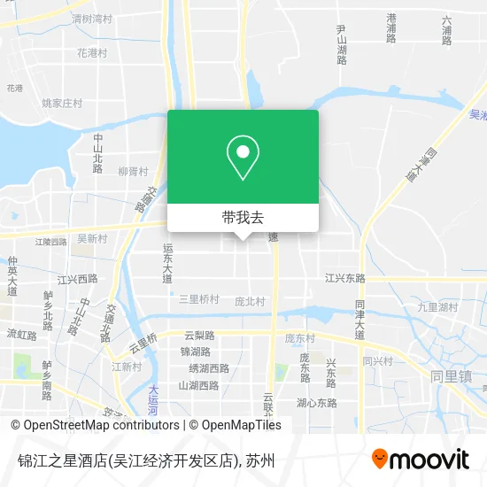 锦江之星酒店(吴江经济开发区店)地图