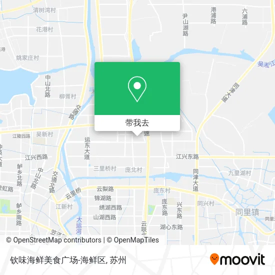 钦味海鲜美食广场-海鲜区地图