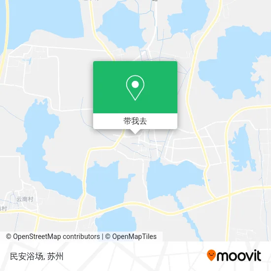 民安浴场地图