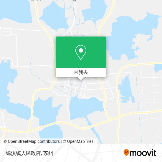 锦溪镇人民政府地图