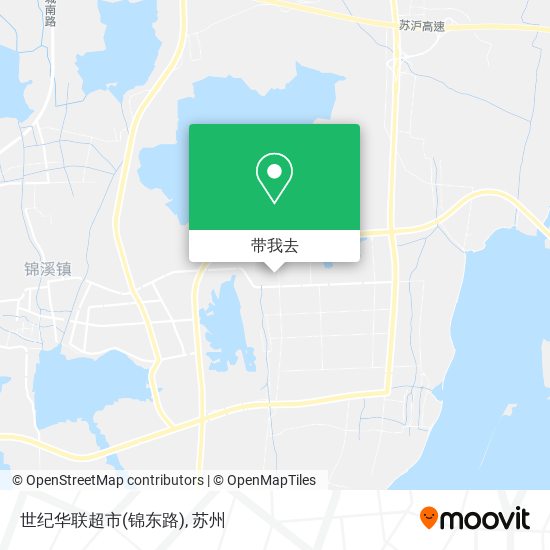 世纪华联超市(锦东路)地图