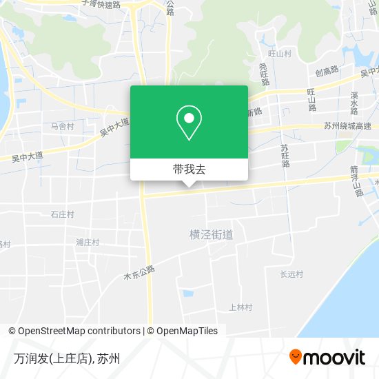 万润发(上庄店)地图