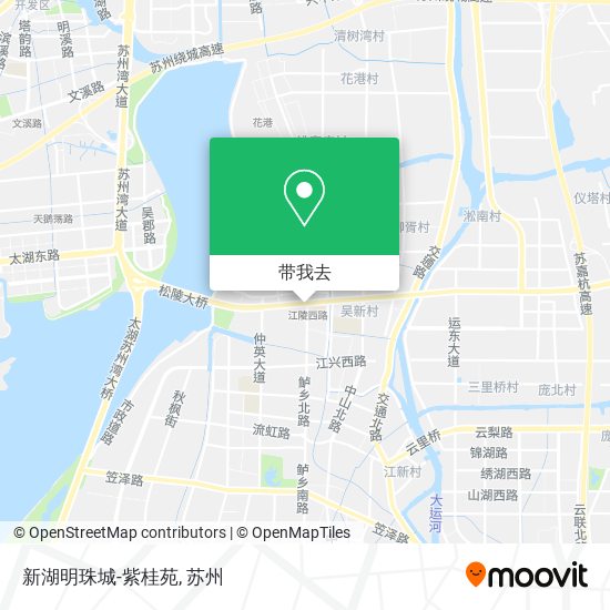 新湖明珠城-紫桂苑地图