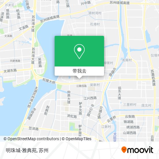 明珠城-雅典苑地图