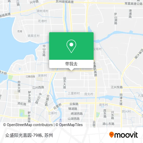 众盛阳光嘉园-79栋地图