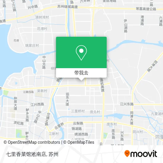 七里香菜馆淞南店地图