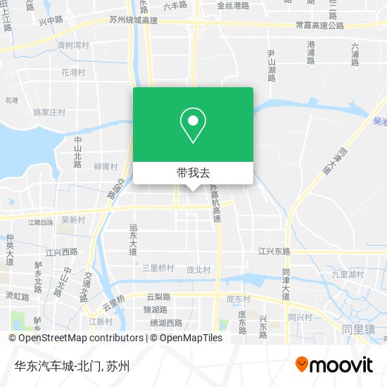 华东汽车城-北门地图