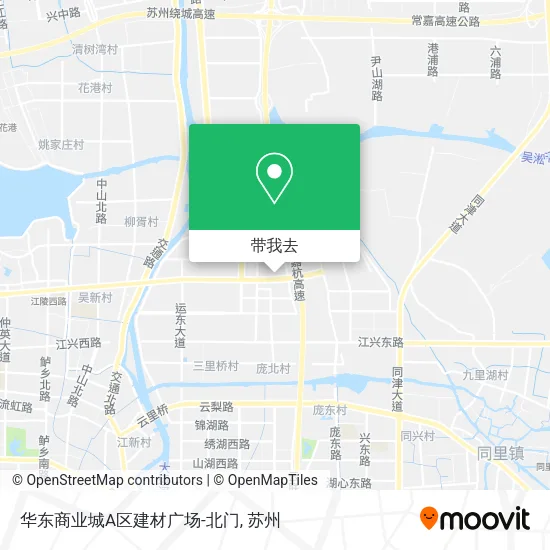 华东商业城A区建材广场-北门地图