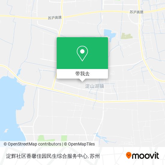 淀辉社区香馨佳园民生综合服务中心地图