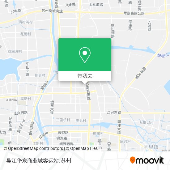 吴江华东商业城客运站地图