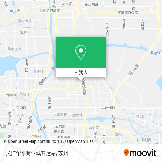 吴江华东商业城客运站地图