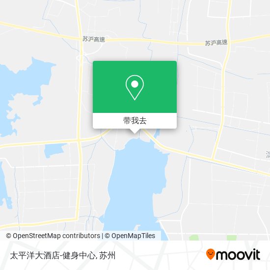 太平洋大酒店-健身中心地图