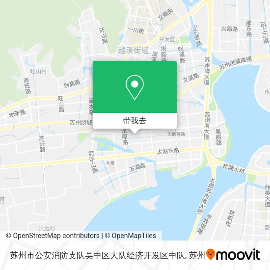 苏州市公安消防支队吴中区大队经济开发区中队地图