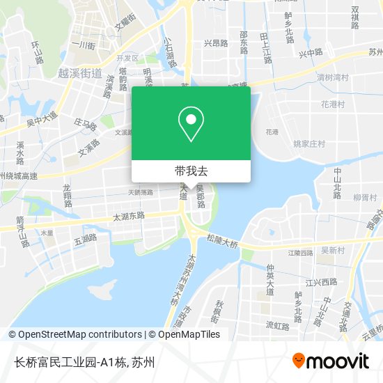 长桥富民工业园-A1栋地图
