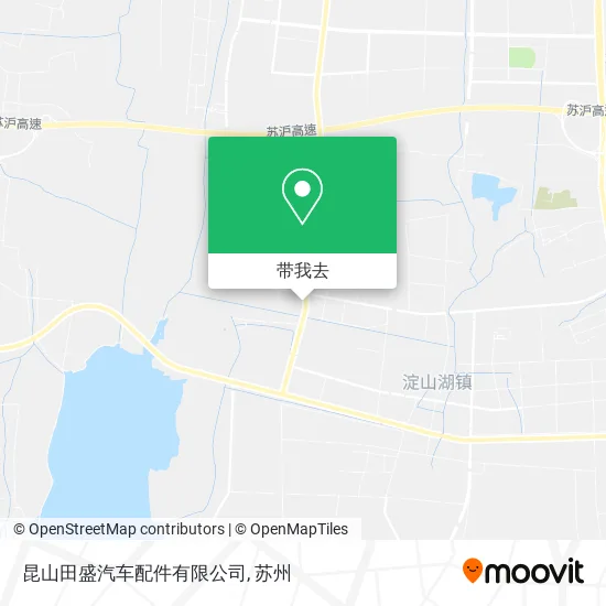 昆山田盛汽车配件有限公司地图