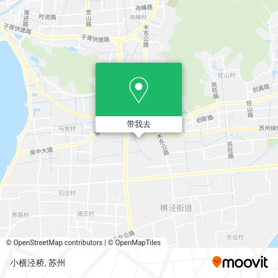 小横泾桥地图