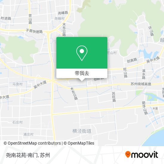 尧南花苑-南门地图